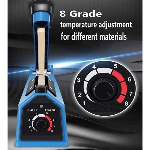 Impulse Heat Sealer Manual Bag Sealer Heat Sealing Machine 12Inch Impulse Sealer - Picture 3 of 6